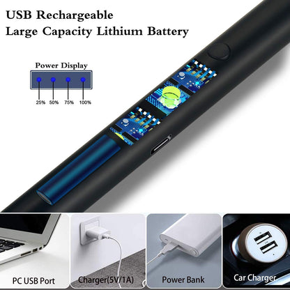 Rechargeable Electric Gas Lighter | Chargeable USB Arc Long Lighter for Candles